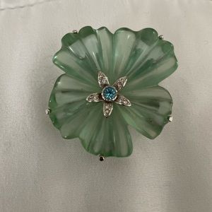Vintage Lucite brooch